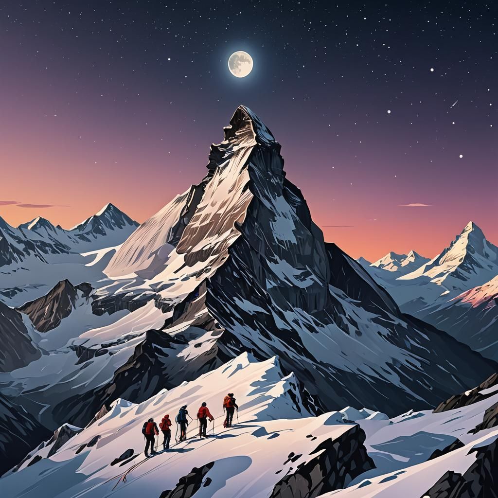 shining on the mountain