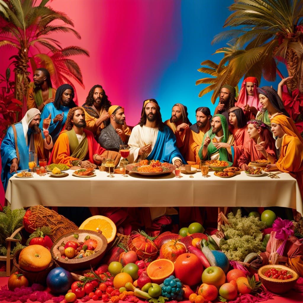 The Last Supper: Vivid Colors and Details