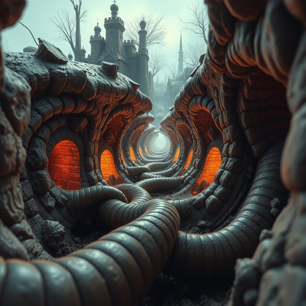 J.R. Tolkien's "The Shire". With art By HR Giger