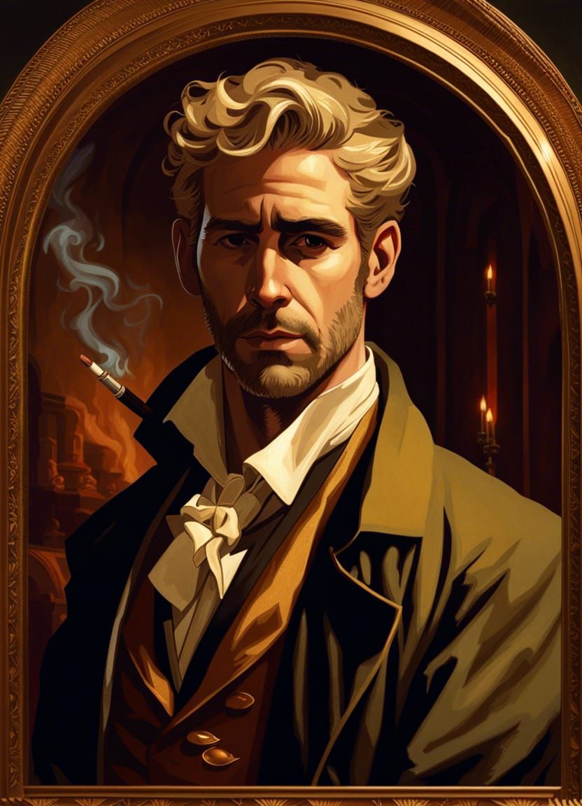 John Constantine Portrait in Renaissance Style