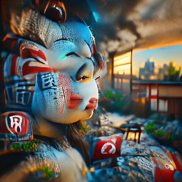 Minimalist Depiction of Japan