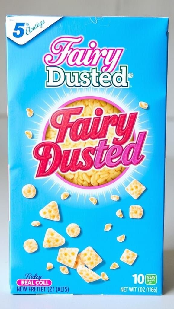 Fairy Dusted Cereal Box Design