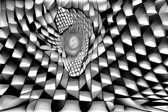 Abstract Image of Visual Distortion