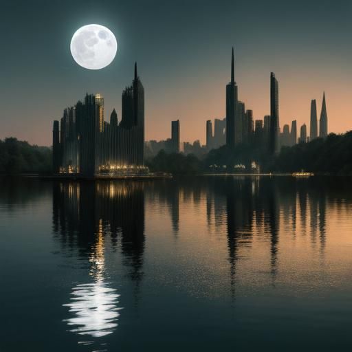 Raygun Gothic Moon City Lake