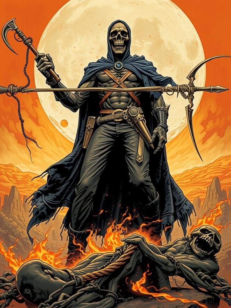 GRIM REAPER COWBOY style