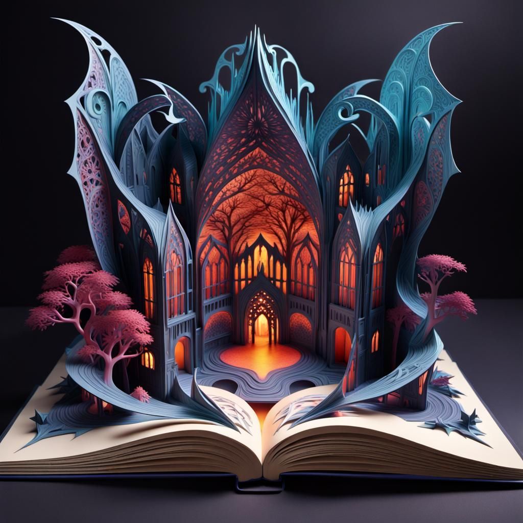 3D pop-up book