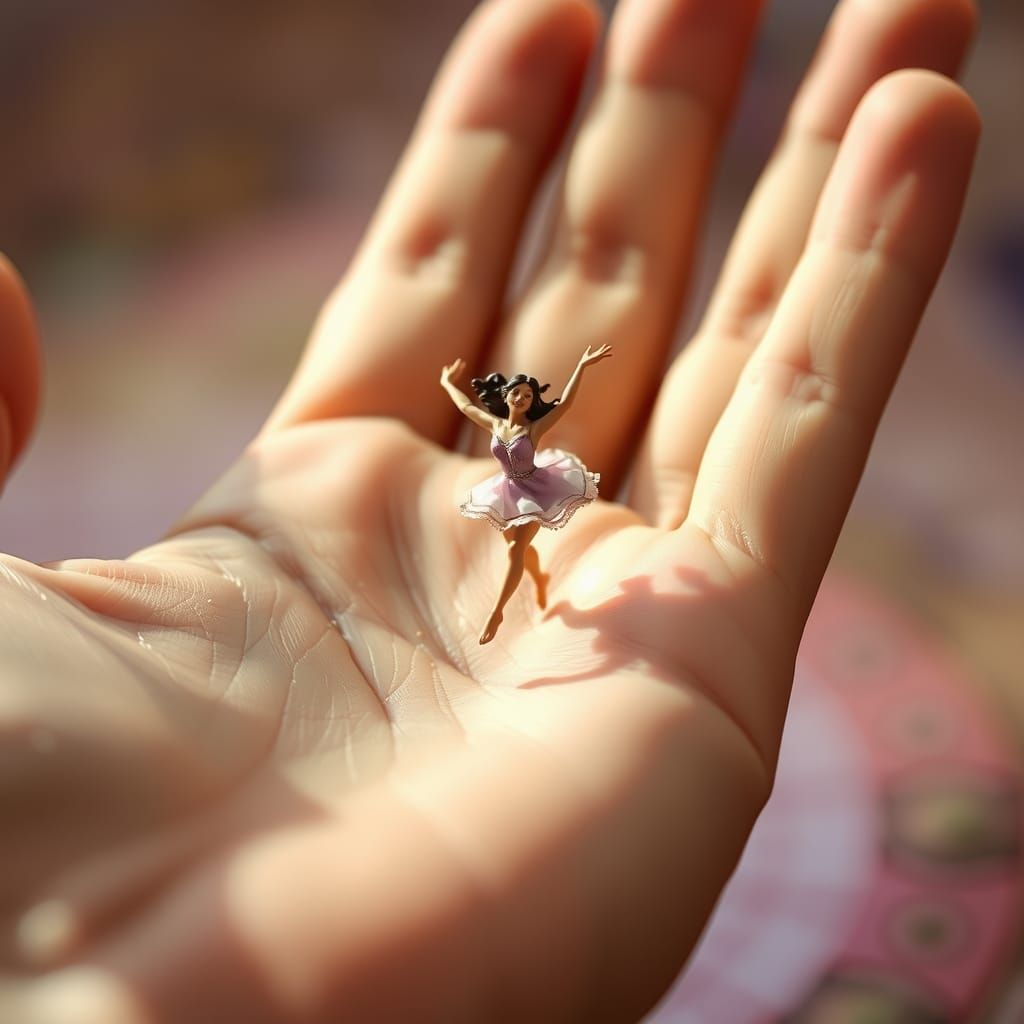 Miniature Dancer in Giant Hand: Psychedelic Magic
