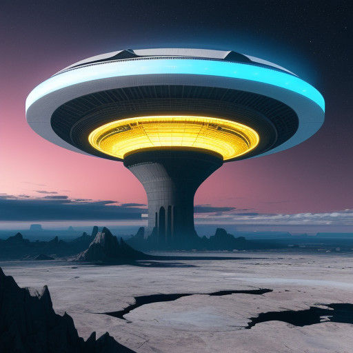 Ethereal Dawn of a Futuristic Era