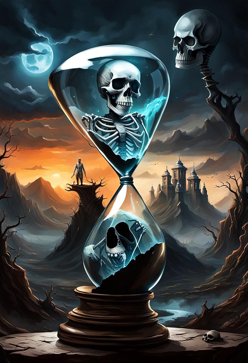 Hourglass of Life and Death: Cinematic Art