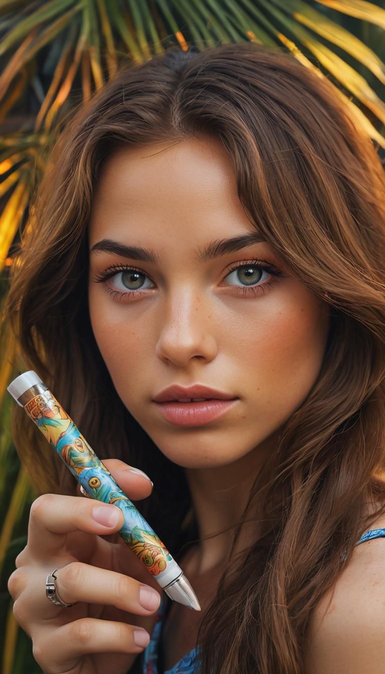 Surreal Offer: Hyperreal Woman with Maui Wowie