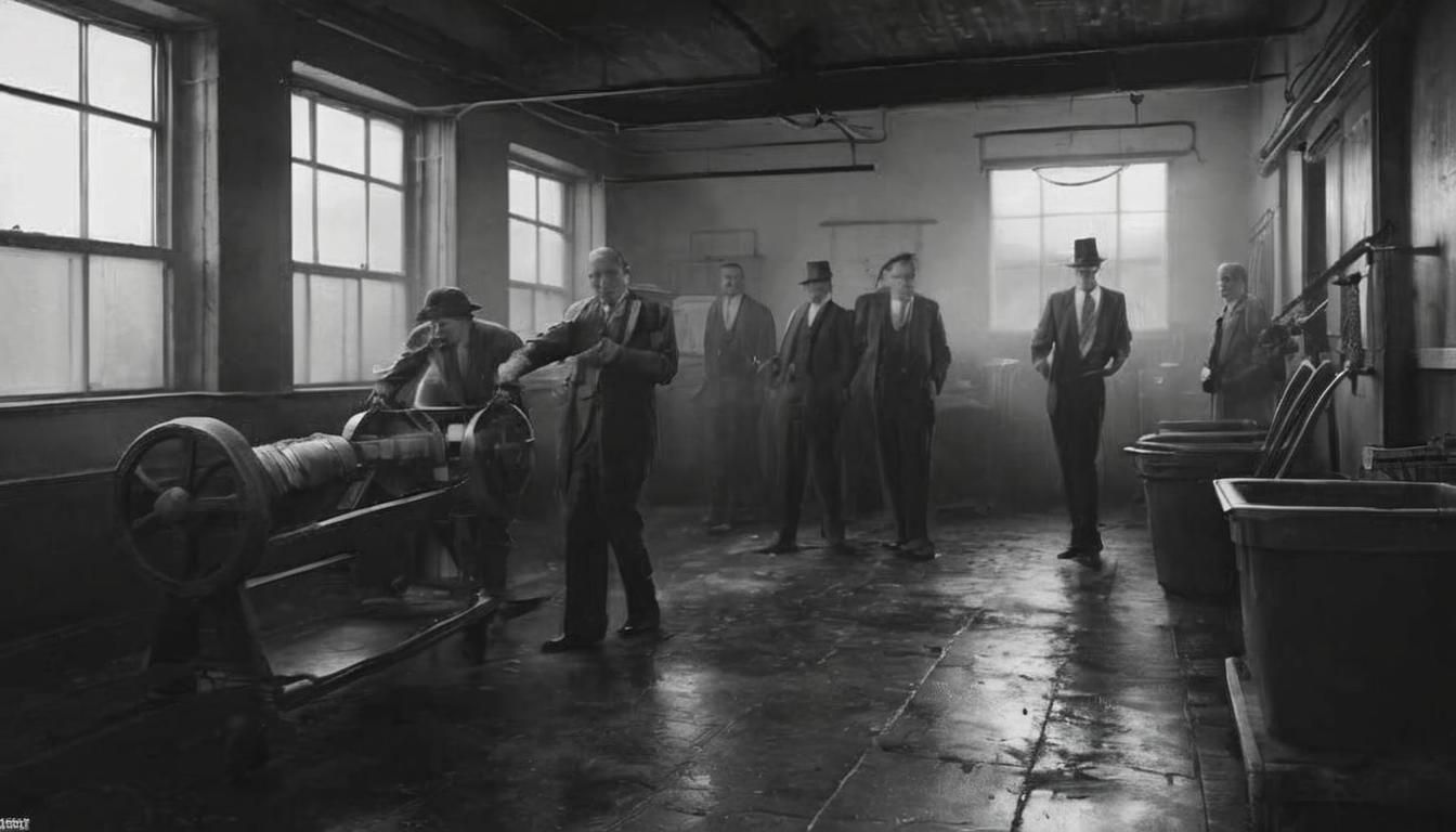 Gangsters and the Wringer: A 1930s Crime Scene