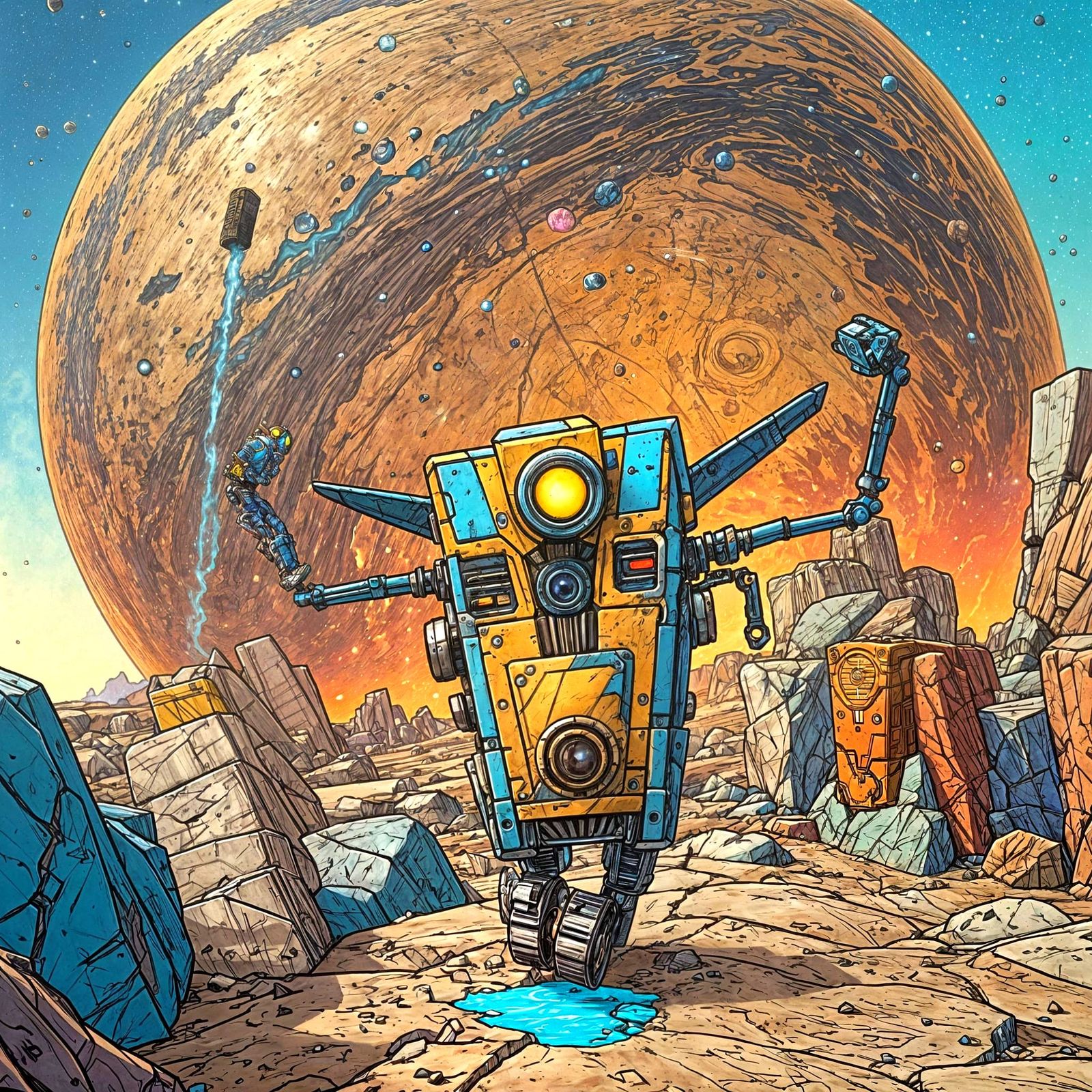 Claptrap Digital Drawing