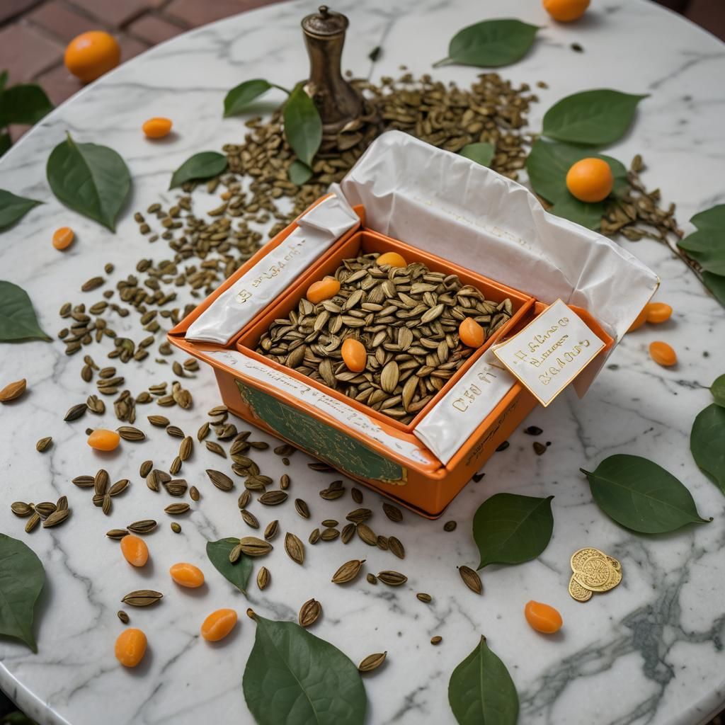 Apricot Tea Overflowing in Classical English Teahouse