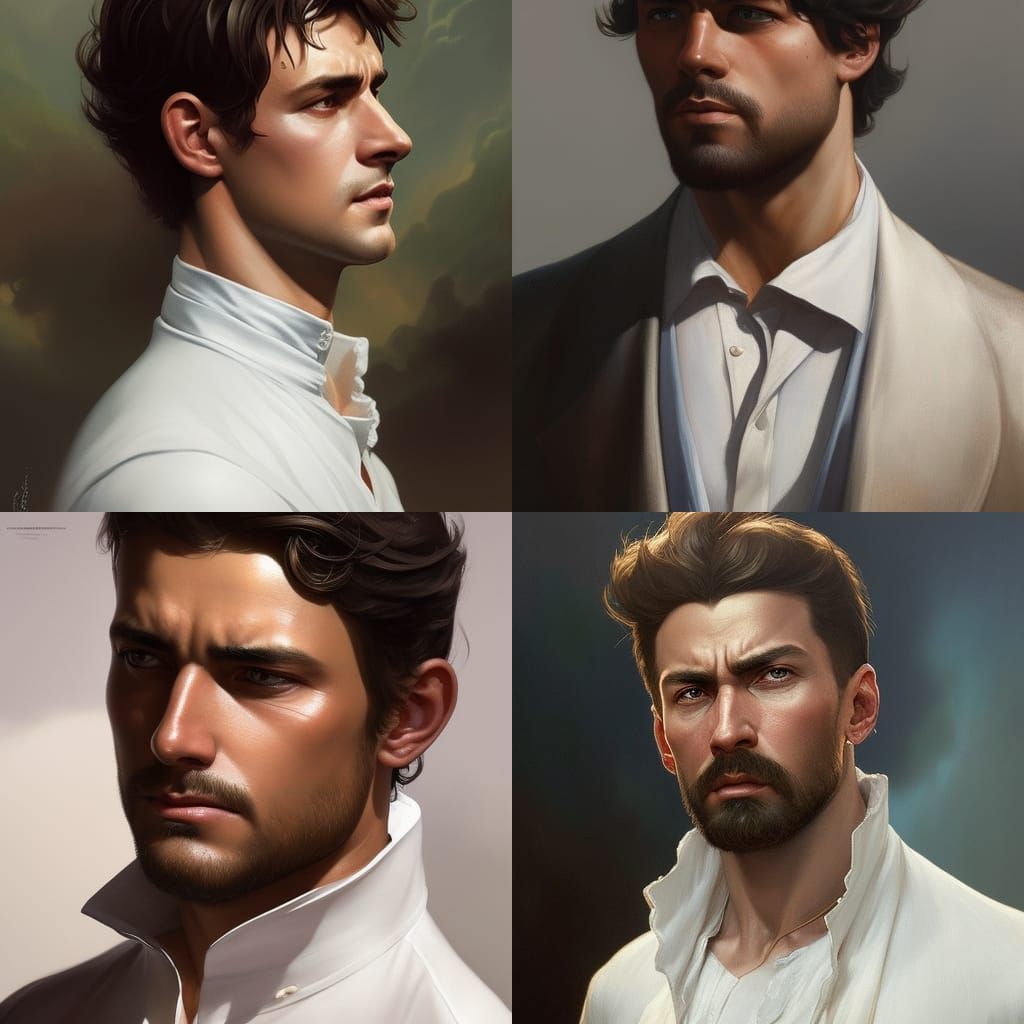 Man in a White Shirt