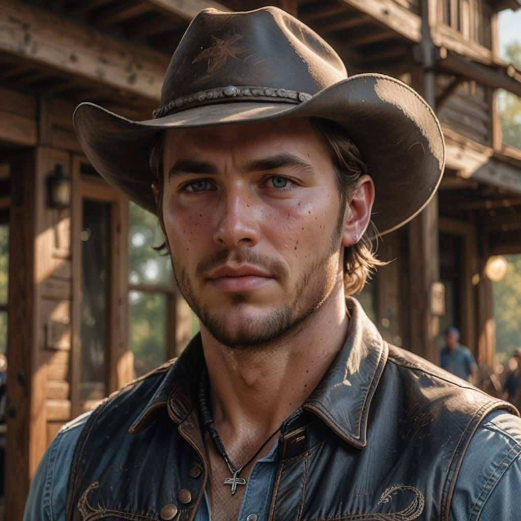 Handsome Cowboy Sings with Vulnerability and Strength