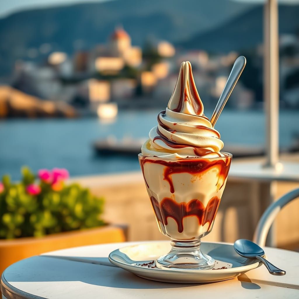 Giant Italian Ice Cream at Dawn: Professional Photography