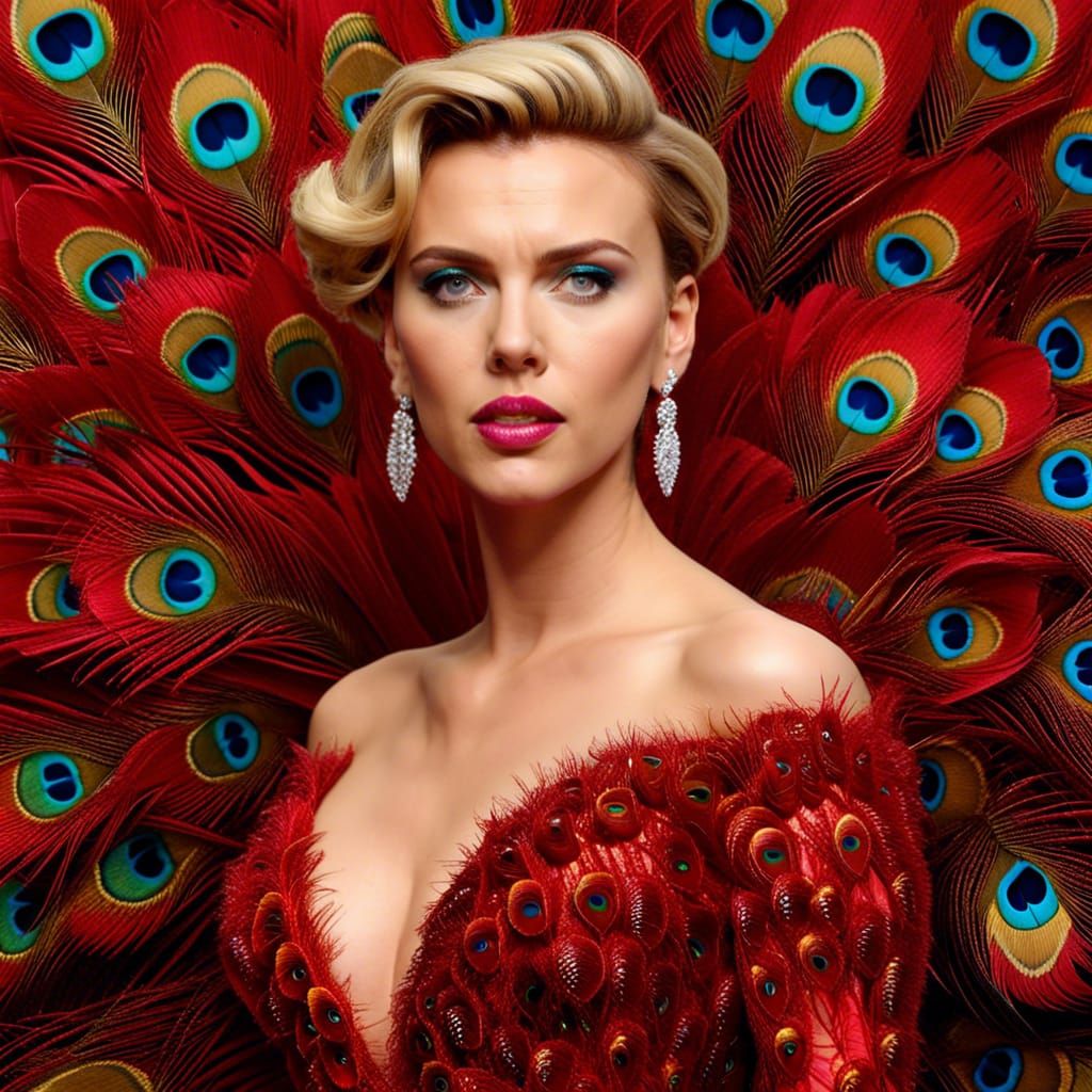 Peacock Feathers Fashion