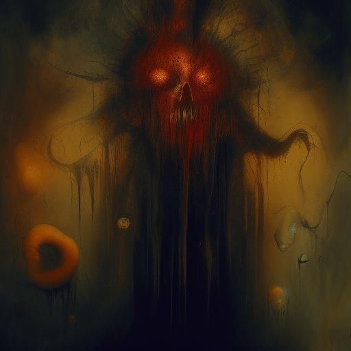 Candyman in Gouache Style: A Maximalist Masterpiece