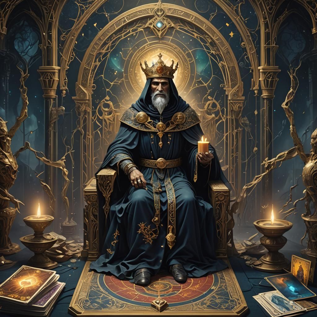 Shadow Work Tarot Deck - The Hierophant Card