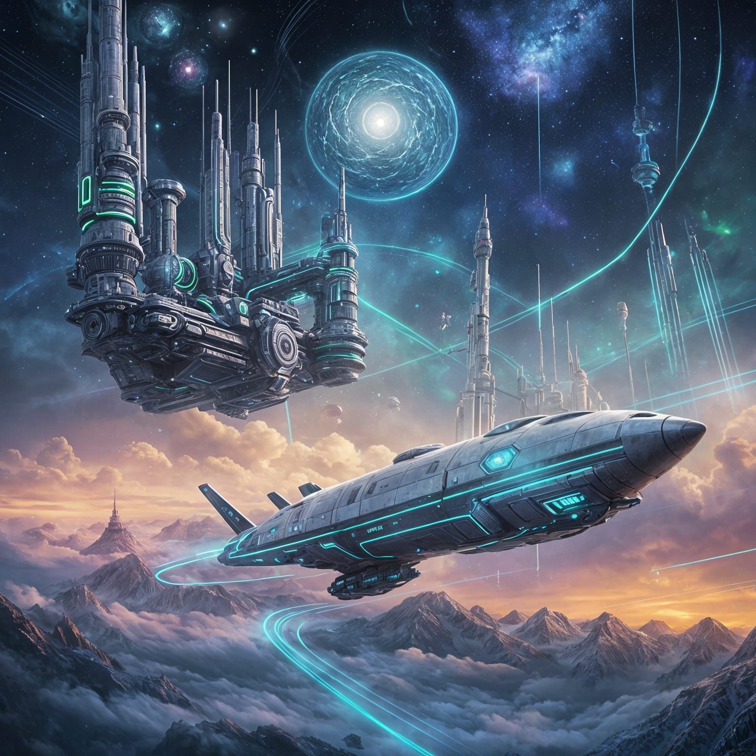 Futuristic Sci-Fi Socks with Glowing Circuit Patterns