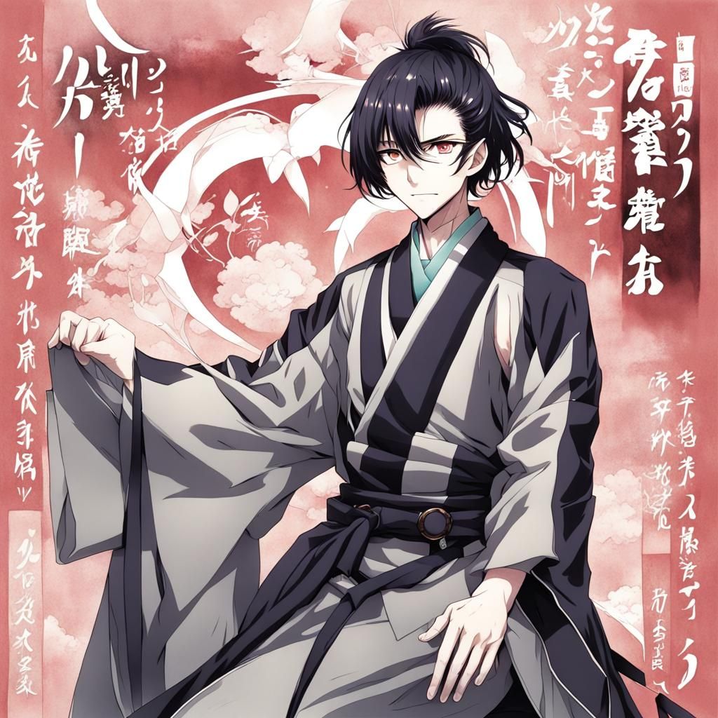 Anime Samurai Key Visual Art