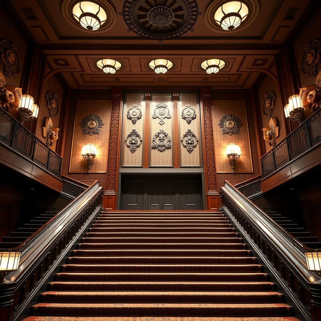 State Theatre Sydney: Art Deco Grand Staircase