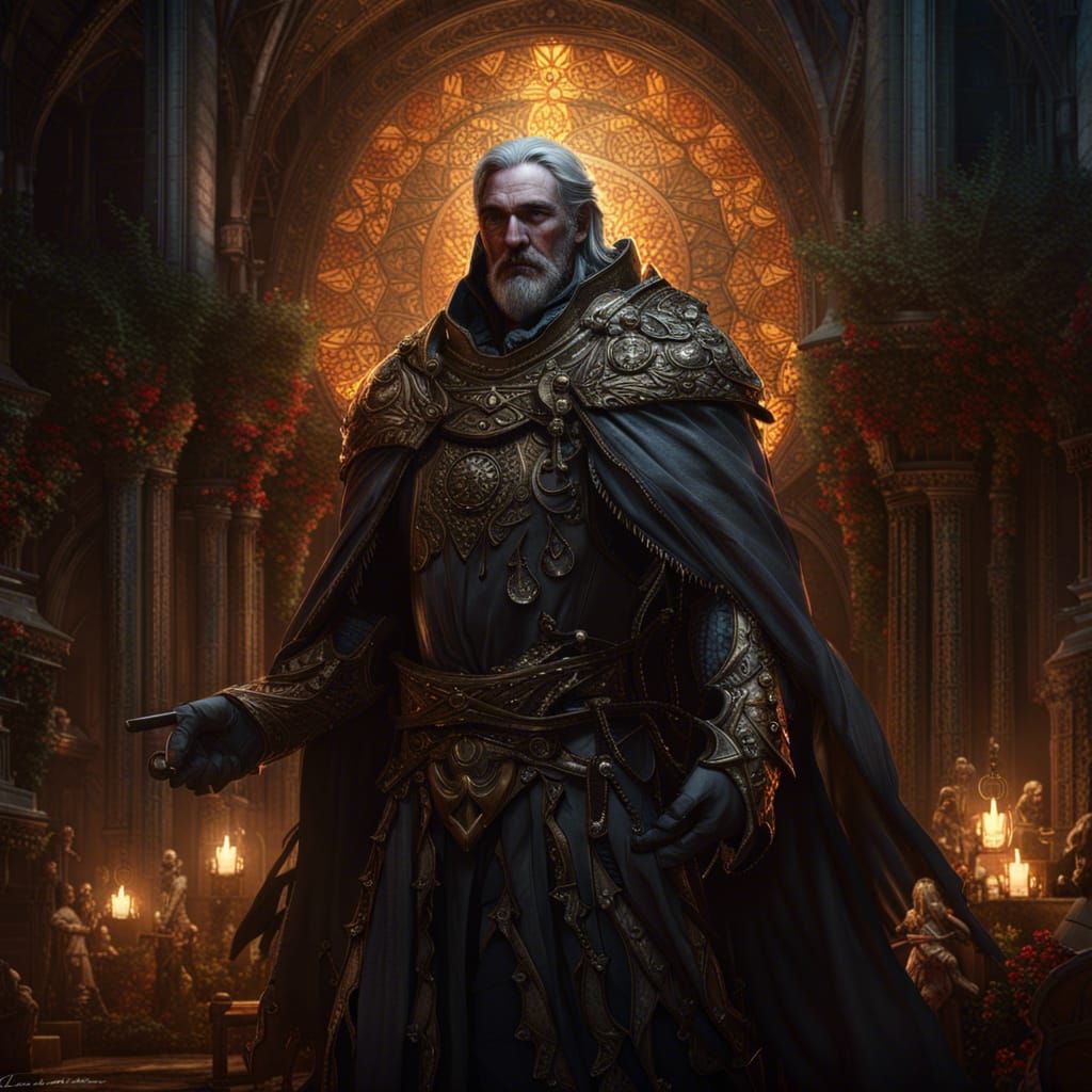 Lord Gwyn: Dark Fantasy Concept Art in 8K