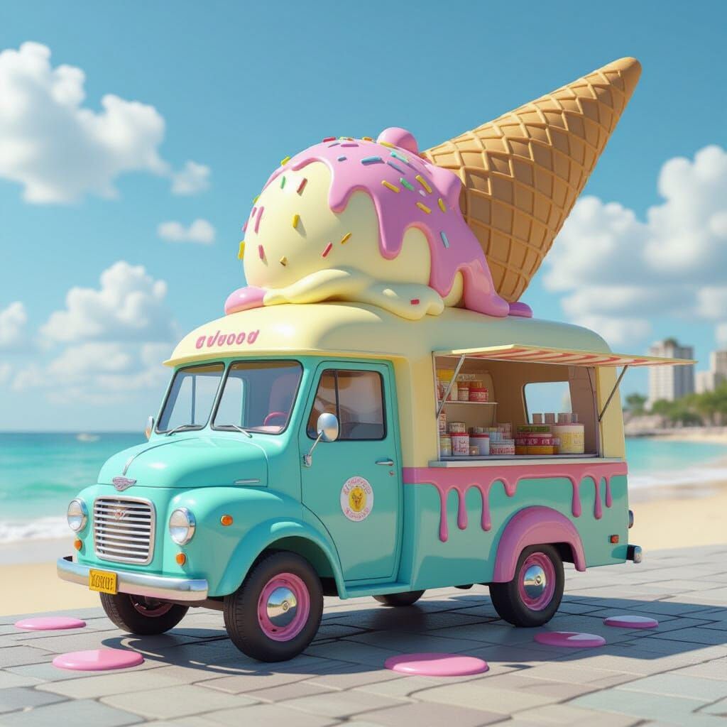 What a sticky sticky mess! ☀️🍦🫠