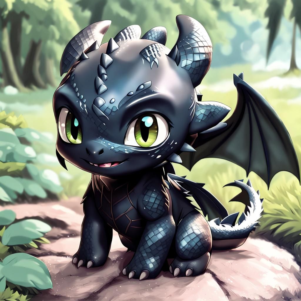 Chibi Nightfury