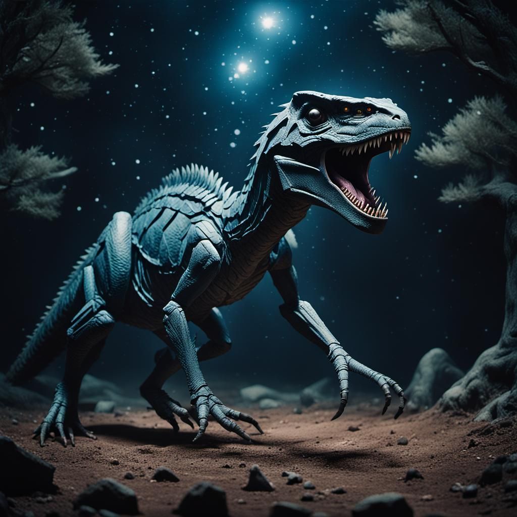 Void-born creatures chant in awe
Reality defies physics law
...