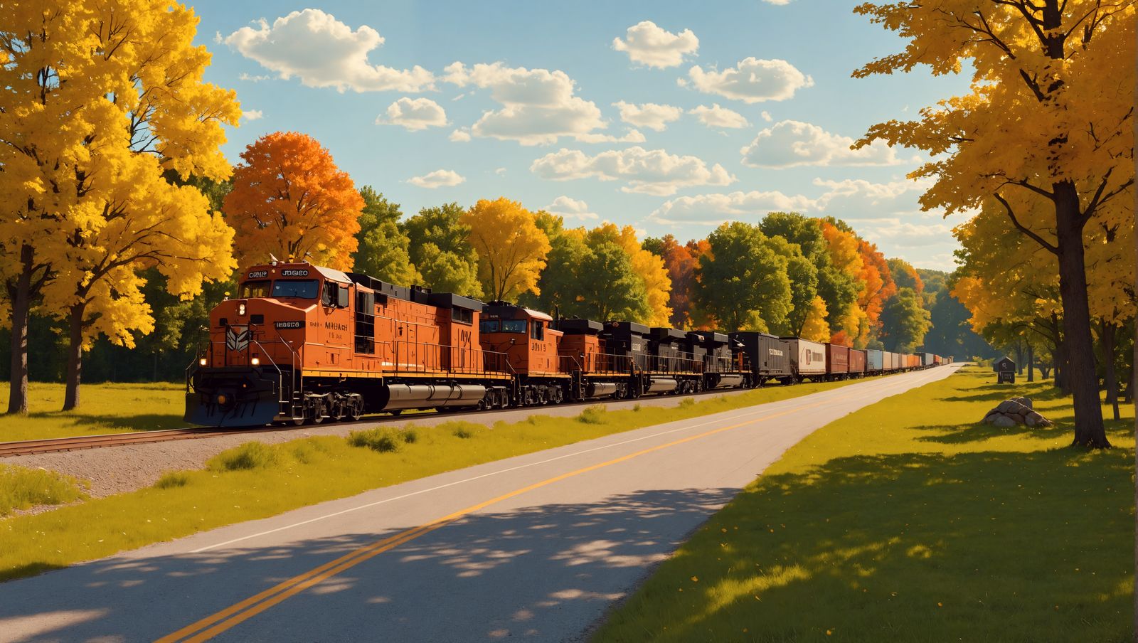 Rifle River Road Train Layout in Michigan