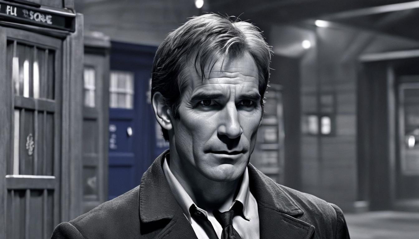 Scott Bakula in Doctor Who TARDIS