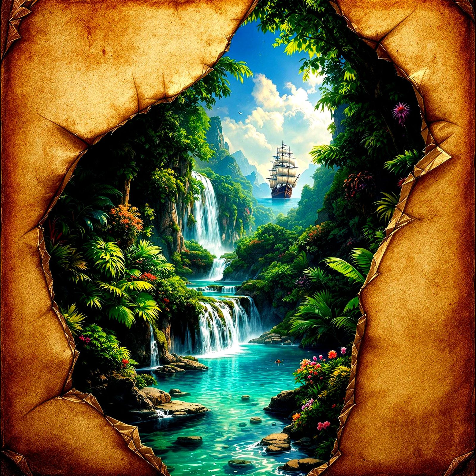 Treasured Islands in a Tropical Jungle Paradise