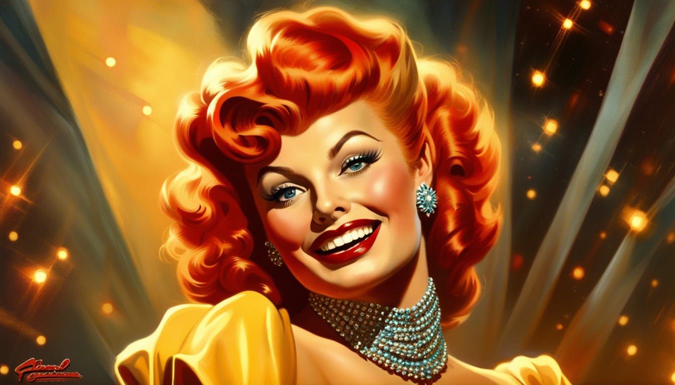 Lucille Ball as Marvel’s Firestar (?)