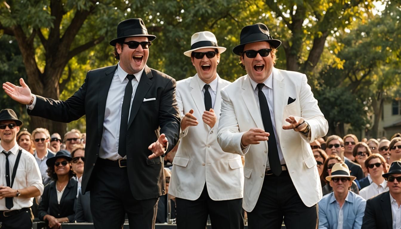 Jake Blues and Elwood Blues are the Blues Brothers