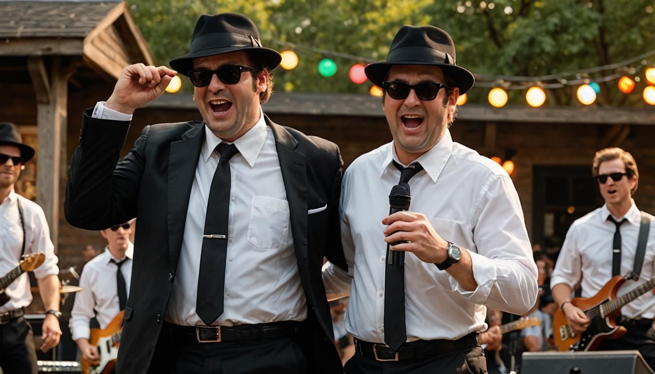 Jake Blues and Elwood Blues are the Blues Brothers