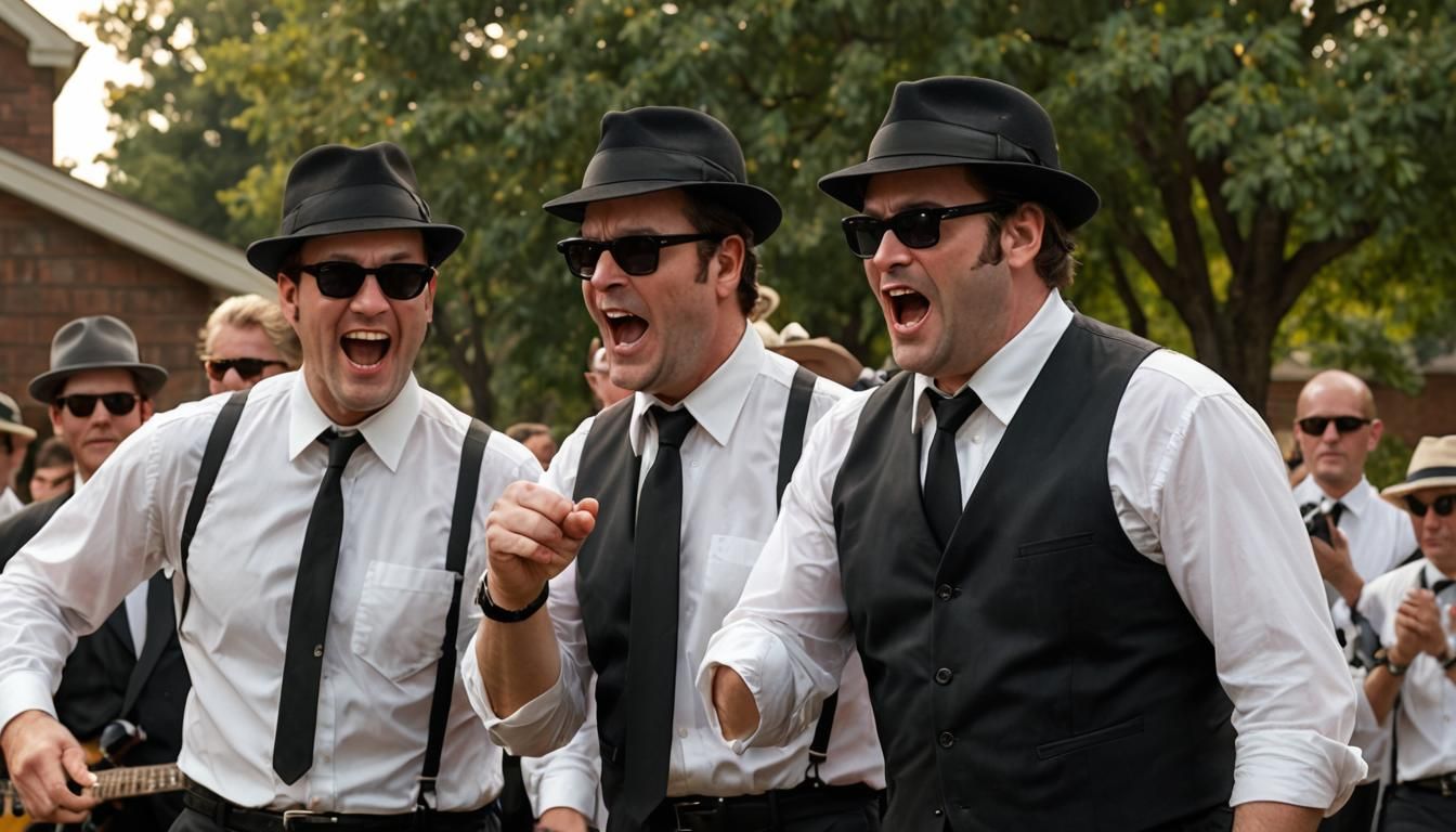 Jake Blues and Elwood Blues are the Blues Brothers