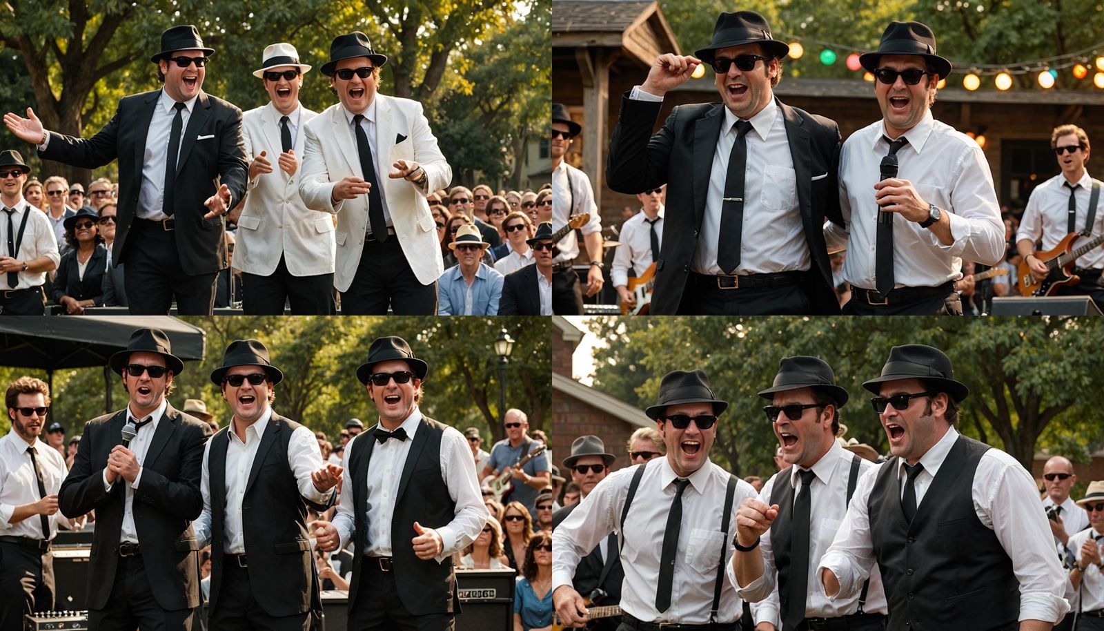 Jake Blues and Elwood Blues are the Blues Brothers