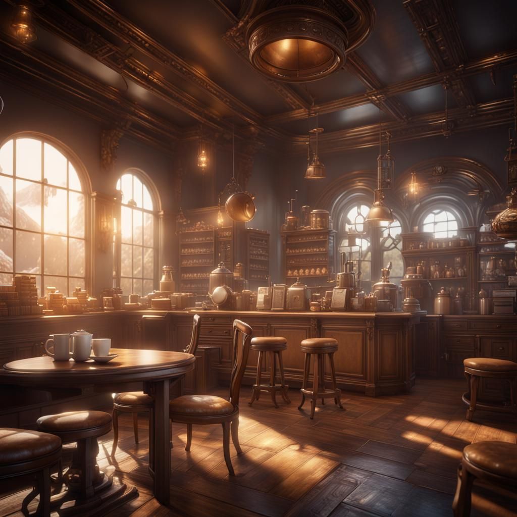 Coffee Heaven: 3D Cinematic Game Graphics