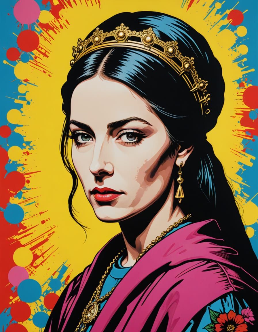 Saint Isabella: Punk Pop-Art Reimagining