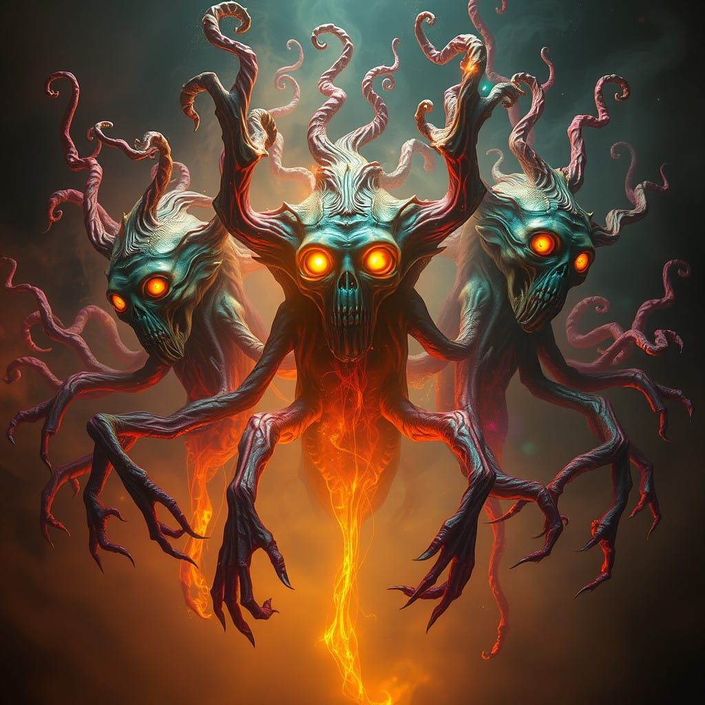 Surreal Beings in Ethereal Realm