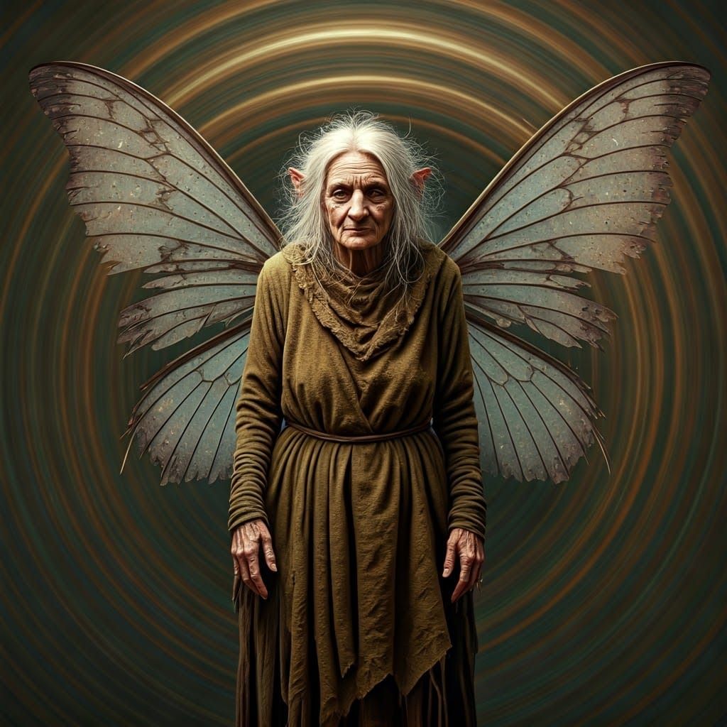 Gwithin is a Welsh fairy that is an old hag.