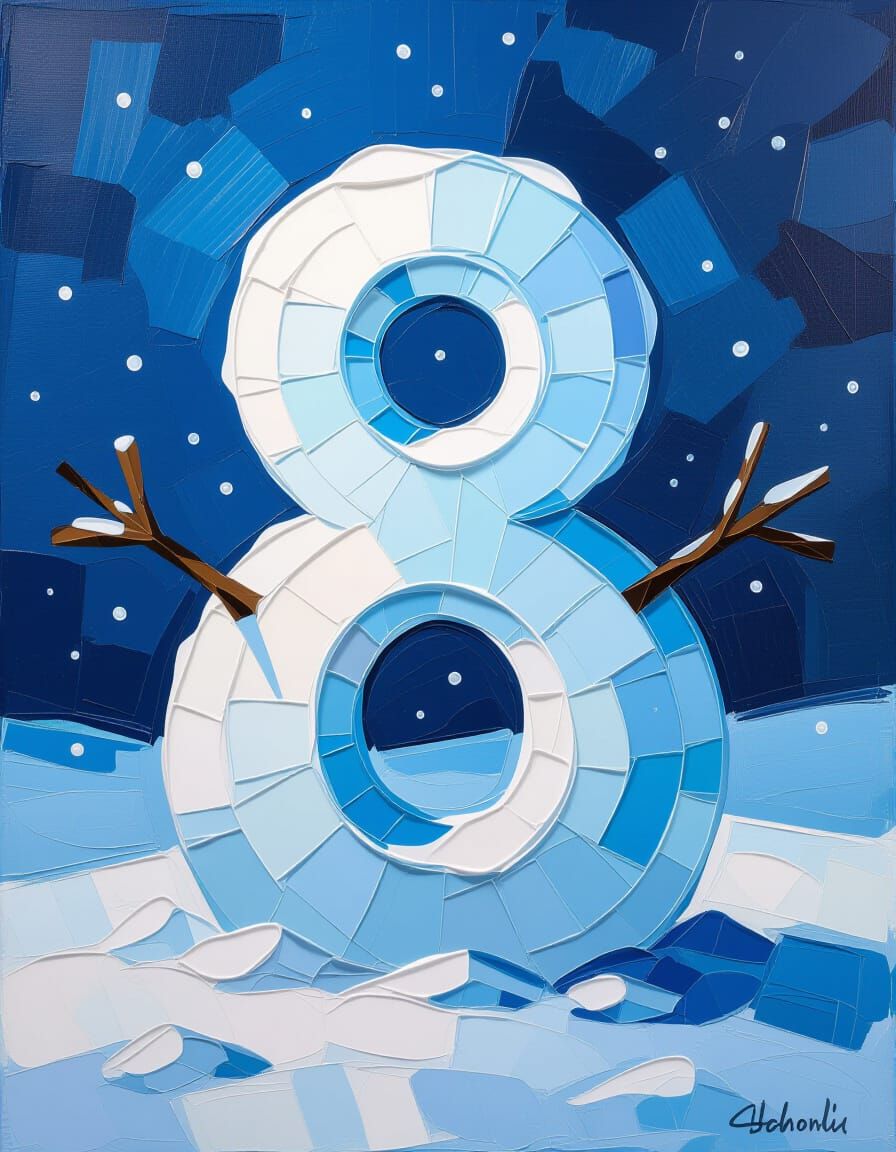 Crystal Eight snowman