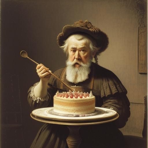 Musical Cake Inspired by Impressionism and Sculpture