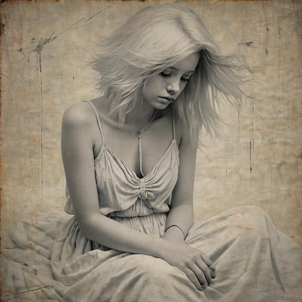 Abstract Expression of Sadness