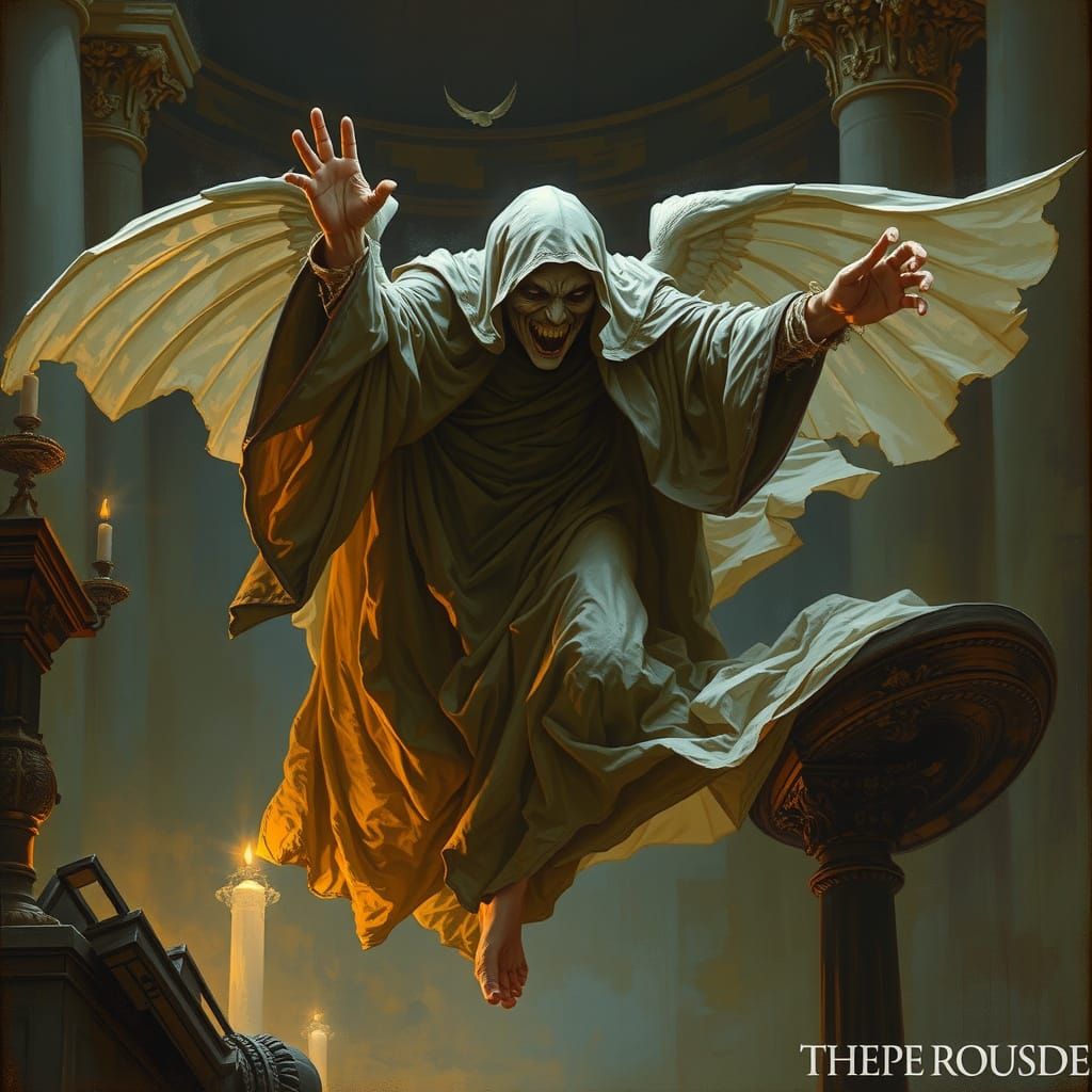 Ethereal Renaissance Apparition in Ancient Relics