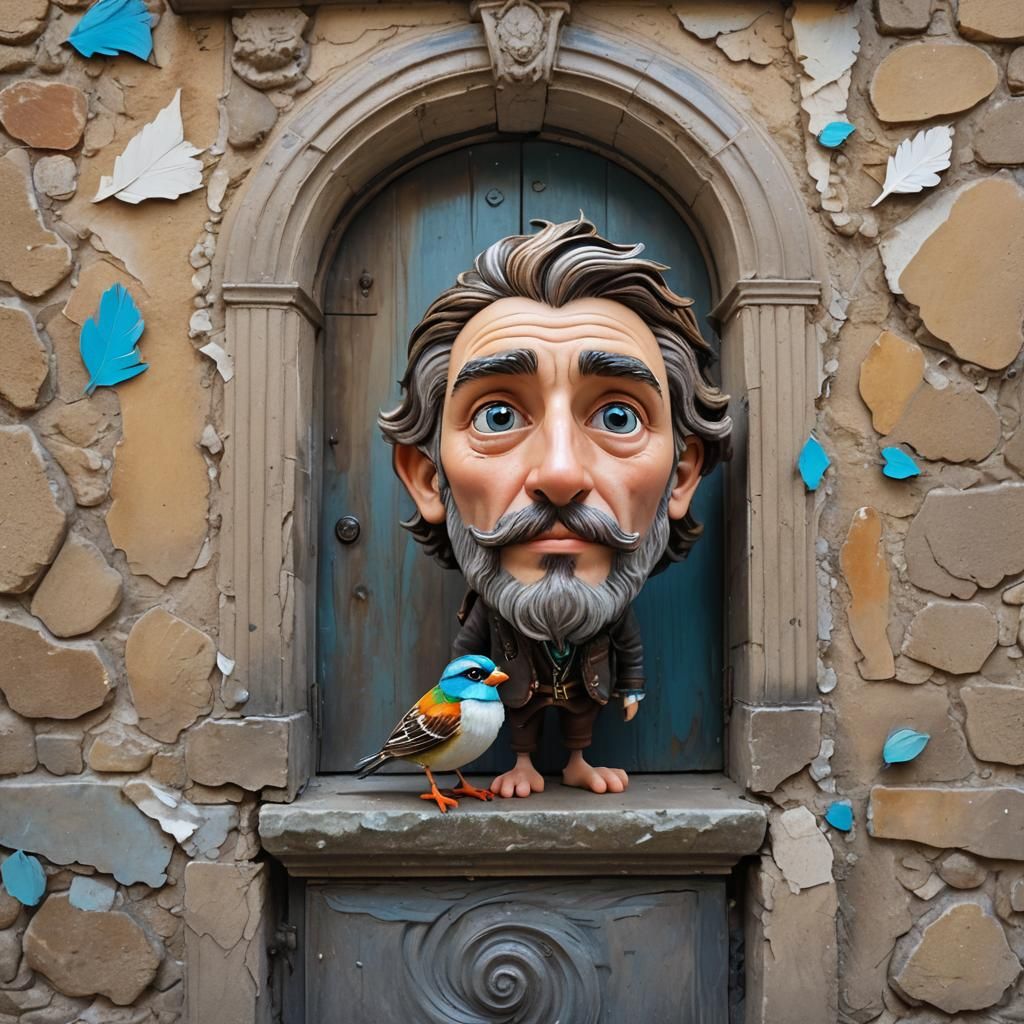 created bzw. ein "Geschenk" der KI from a month ago - der sc...