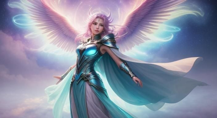 Hero of Heart: Stylized Digital Art