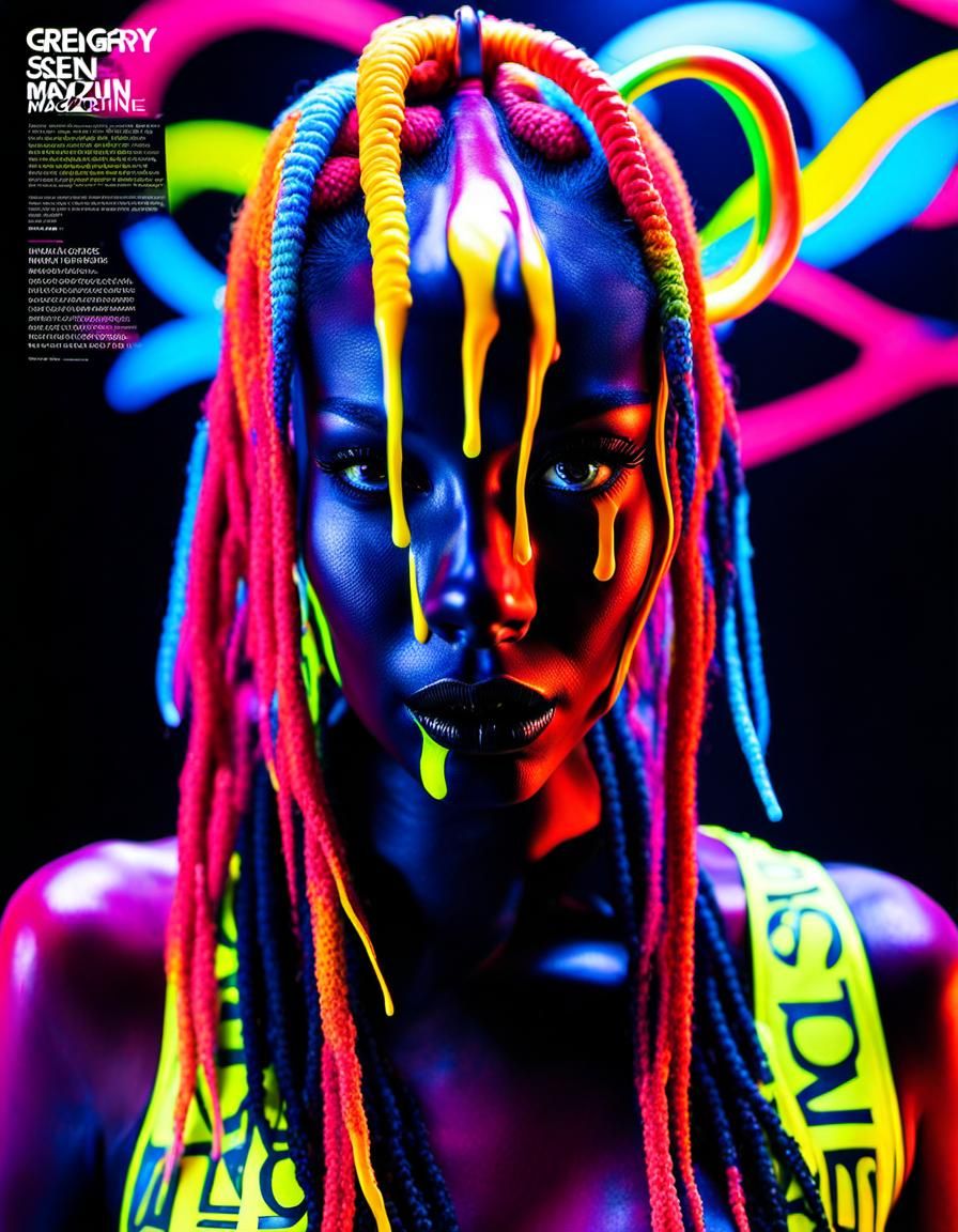 "NØN SÊN SÉ!¡" (magazine cover:1.5) Alien Avant Garde Haute ...