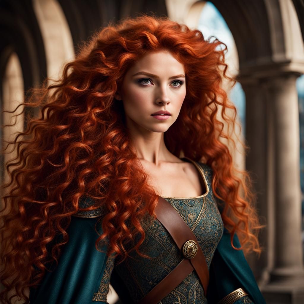 Princess Merida Posing in Demarchelier Style, 8K